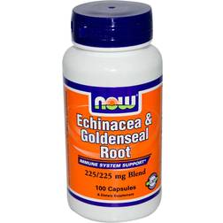 Now Foods Echinacea & Goldenseal Root 100 pcs