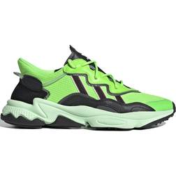 ozweego shoes black and green