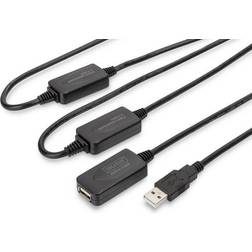 Digitus Active USB A - USB A M-F 2.0 25m