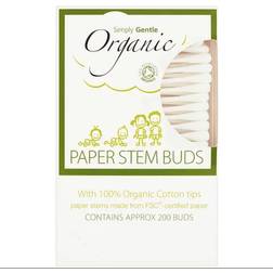 Simply Gentle Organic Paper Stem Buds 200-pack