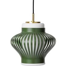 Warm Nordic Opal Lamella Pendant Lamp 26cm