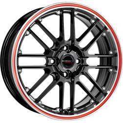 Borbet CW2 Black Red Line 8.5x19 5/112 ET45 B72.5