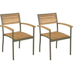 vidaXL 44236 2-pack Garden Dining Chair