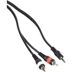 Stagg 2RCA-3.5mm 3m
