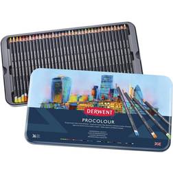 Derwent Procolour Pencils Metal Tin 36 Count