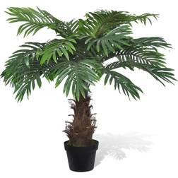 vidaXL Artificial Cycus Palm Tree with Pot Decorative Item