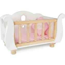 Le Toy Van Sleigh Doll Cot & Crib