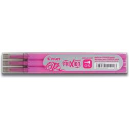 Pilot Frixion Point Pink 0.5mm Refill 3pcs