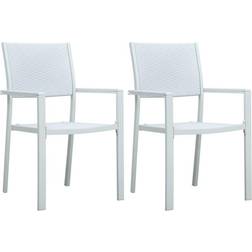 vidaXL 47889 2-pack Garden Dining Chair