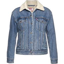 Levi's Ex-Boyfriend Sherpa Trucker Jacket - Addicted to Love/Medium Wash