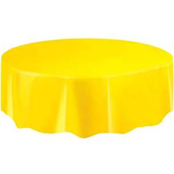 Unique Party Table Cloth Round Yellow