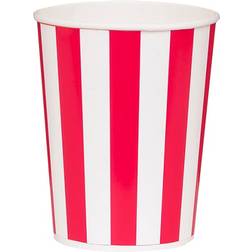 Unique Party Popcorn Box Small white/Red 4-pack