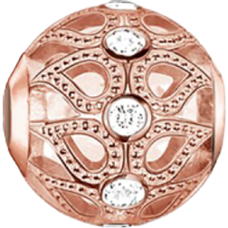 Thomas Sabo Dew Drops Bead Charm - Rose Gold/White