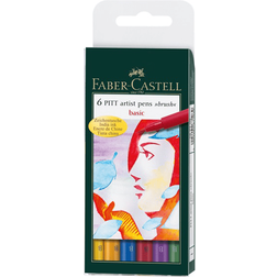 Faber-Castell Pitt Artist Pen Basic 6-pack