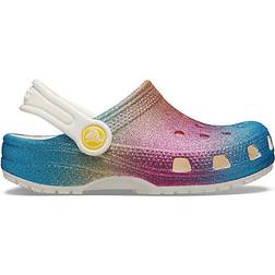 Crocs Kid's Classic Ombre Glitter - Oyster/Multi