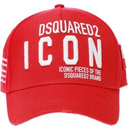DSquared2 Embroidered Baseball Cap - Red