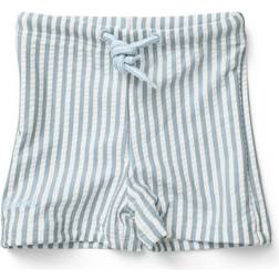 Liewood Otto Swim Pants Stripe - Sea Blue/White