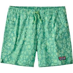 Patagonia Stretch Wavefarer Volley Shorts 16'' - Fiber Flora/Light Beryl Green