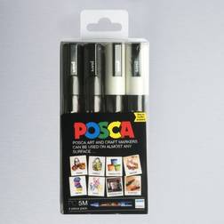 Uni Posca Pigment Marker PC5M Set of 4