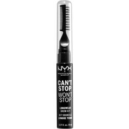 NYX Can't Stop Won't Stop Longwear Brow Kit Black