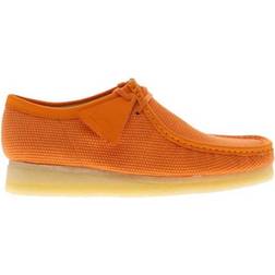 Clarks Wallabee W - Orange Textile