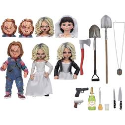 NECA Bride of Chucky Ultimate Chucky & Tiffany 7" 2 Pack