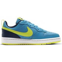 Nike Court Borough Low 2 GS - Laser Blue/Lemon Venom/Midnight Navy