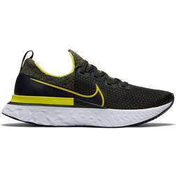 Nike React Infinity Run Flyknit M - Black/White/Anthracite/Sonic Yellow