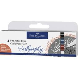 Faber-Castell Pitt Artist Pens Calligraphy 4-pack