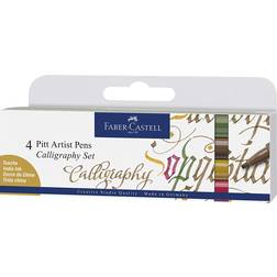 Faber-Castell Pitt Artist Pens Calligraphy 4-pack 167505