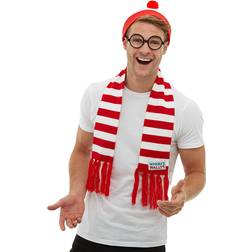 Smiffys Where's Wally? Kit Red & White