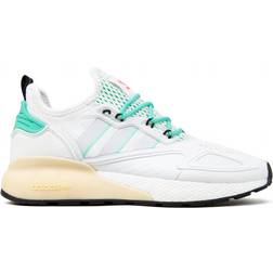 Adidas ZX 2K Boost - Crystal White/Grey One/Hi-Res Green