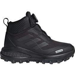 Adidas Kid's Fortarun Boa - Core Black/Reflective/Grey Six