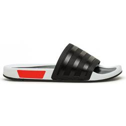 Adidas Adilette Premium - Core Black/Lush Blue/Lush Red