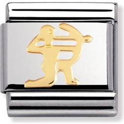 Nomination Composable Classic Link Sagittarius Charm - Silver/Gold