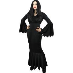 I Love Fancy Dress Gothic Black Vampiress Dress