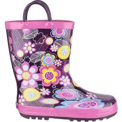 Cotswold Kid's Puddle Boots - Flower