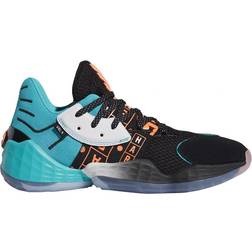 Adidas Harden Vol. 4 - Core Black/Signal Coral/Hi-Res Aqua