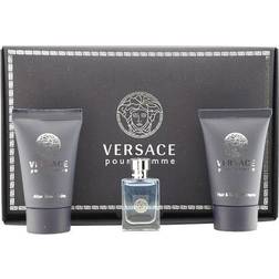 Versace Pour Homme Men EdT 5ml + Shower Gel 25ml + After Shave Balm 25ml