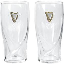 Guinness Logo Beer Glass 1.14cl 2pcs