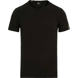 Replay Raw Cut Cotton T-shirt - Black