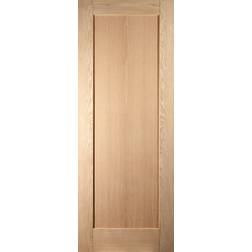 Jeldwen 1 panel Shaker Oak Interior Door L, R (83.8x198.1cm)