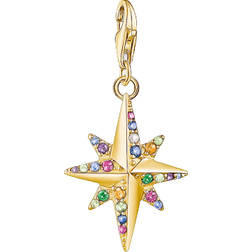 Thomas Sabo Star Charm Pendant - Gold/Multicolour