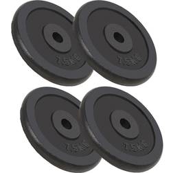 vidaXL Weight Plates 30mm 4x7.5kg