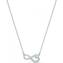 Swarovski Infinity Necklace - Silver/Transparent