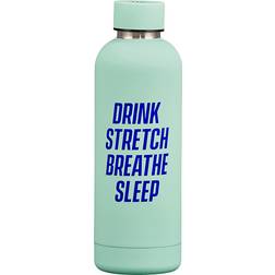 Yes Studio Drink Stretch Breathe Sleep Water Bottle 0.5L