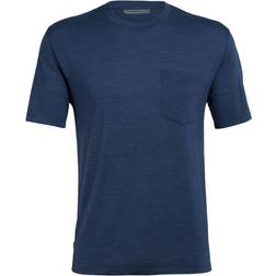 Icebreaker Nature Dye Drayden T-shirt - True Indigo Dark