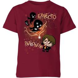 Harry Potter Kids Expecto Patronum T-shirt - Burgundy