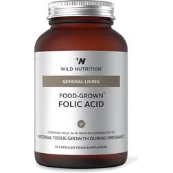 Wild Nutrition Food Grown Folic Acid 30 pcs