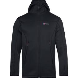 Berghaus Men's Pravitale Mountain 2.0 Hooded Fleece Jacket - Dark Grey/Black